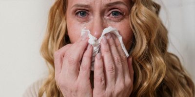 a woman taking a selfie